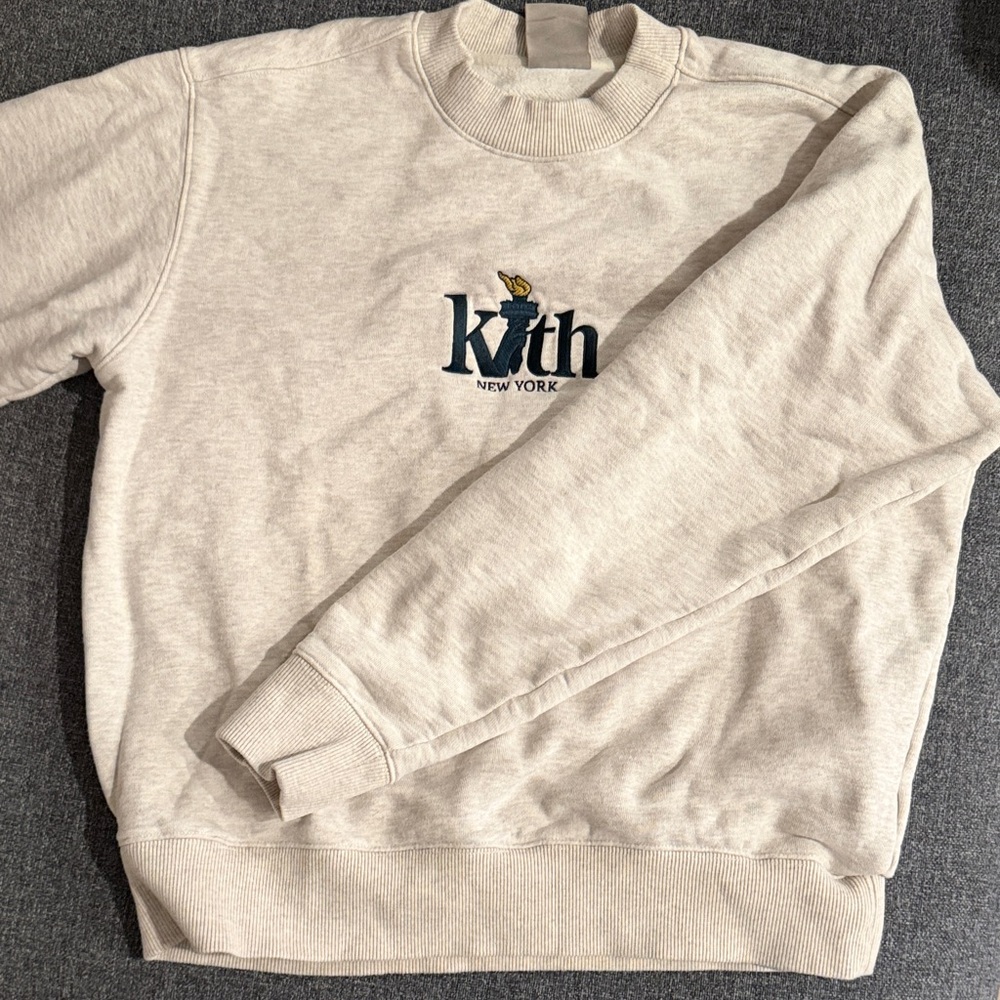 Kith Cream Sweatshirt with Logo